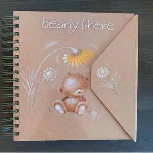 Vintage Bearly There Daily Calendar Address Book Notebook